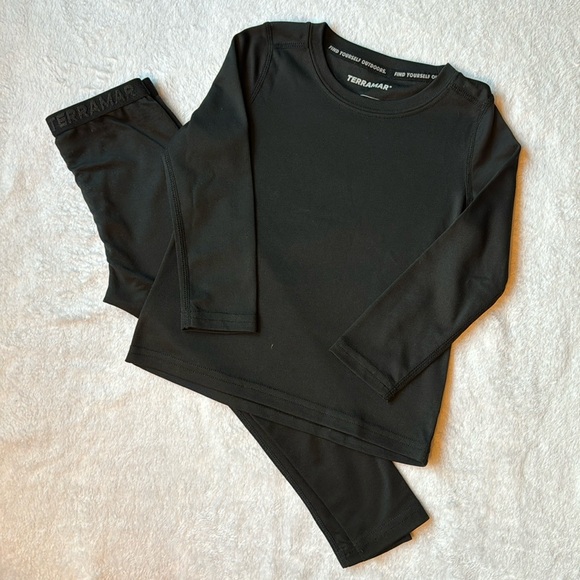 Terramar Base Layer Set - Black - 3T - Picture 1 of 7